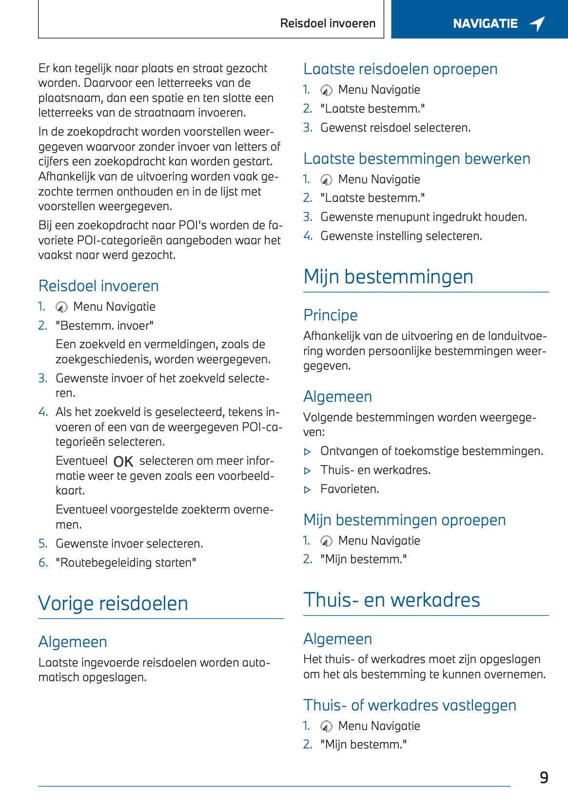 2023-2024 BMW X1 Plug-in-Hybrid Infotainment Manual | Dutch