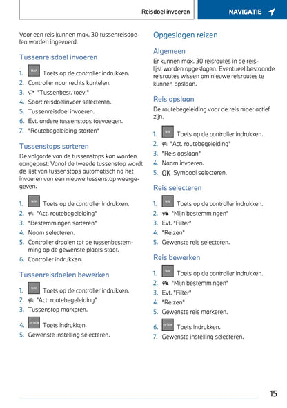 2023-2024 BMW X3 Plug-in-Hybrid Infotainment Manual | Dutch