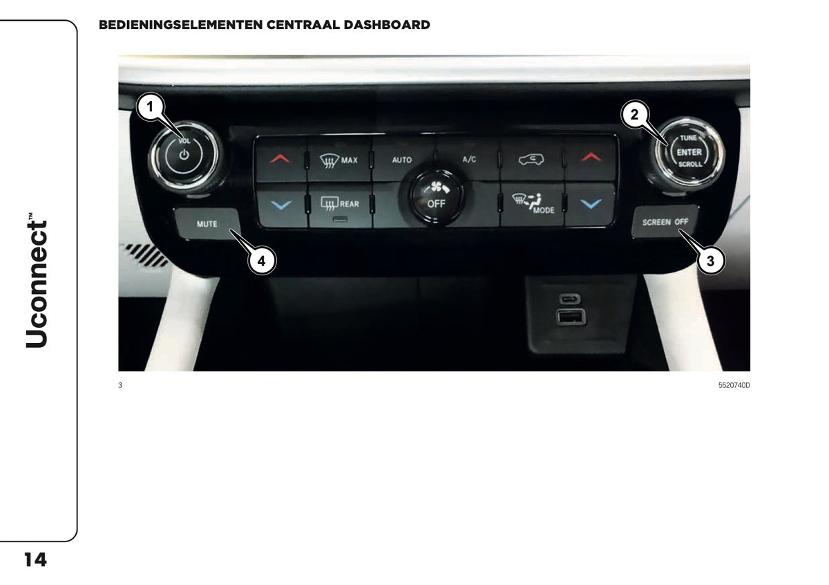 2021-2025 Jeep Compass Uconnect Nav Infotainment Manual | Dutch