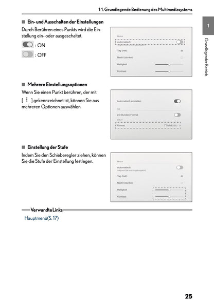 2025-2026 Lexus LBX Navigation Anleitung | Deutsch