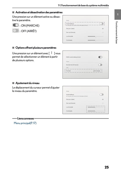2025-2026 Lexus LBX Manuel de Navigation | Français