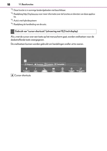2019-2021 Lexus UX 250h Navigation Manual | Dutch