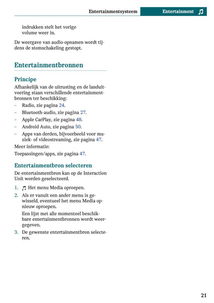2025-2026 Mini Cooper Infotainment Manual | Dutch