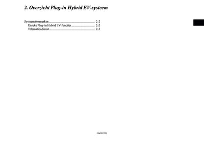 2025 Mitsubishi Outlander PHEV Smartphone Link Display Audio Manual | Dutch