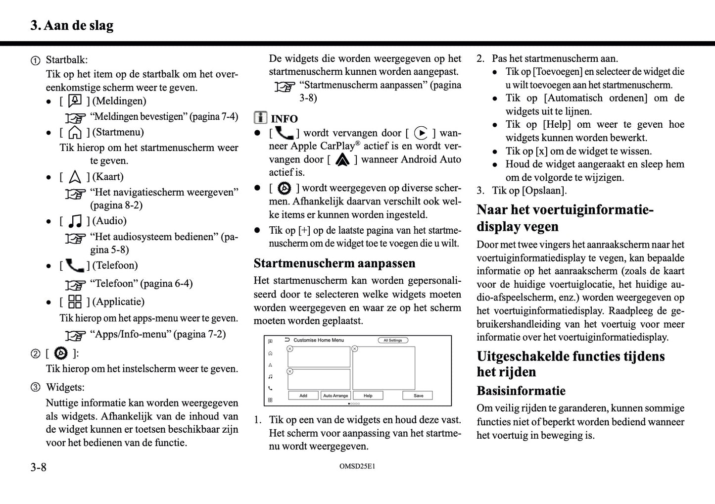 2025 Mitsubishi Outlander PHEV Smartphone Link Display Audio Manual | Dutch