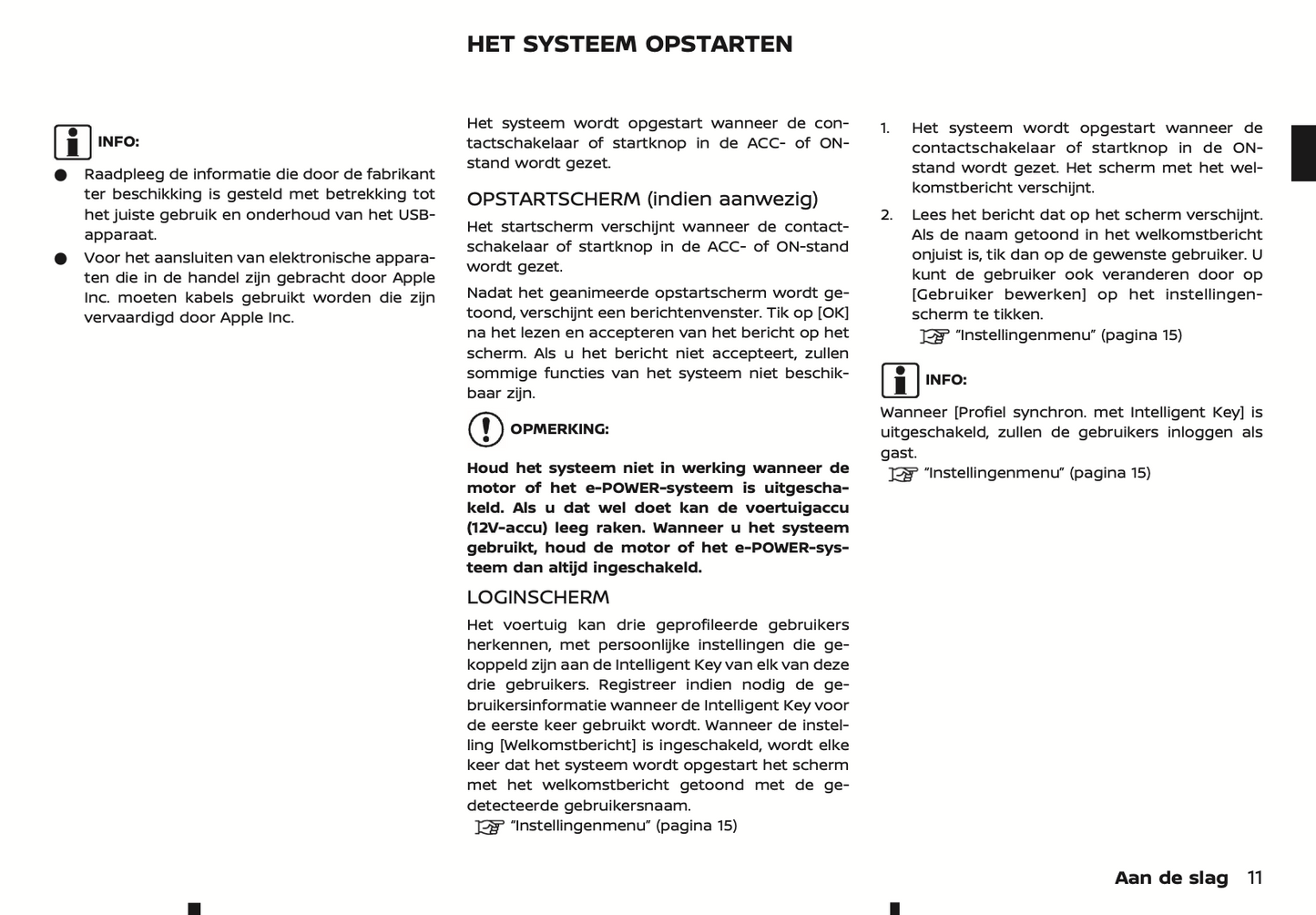 2022-2024 Nissan Connect Type A Infotainment Manual | Dutch