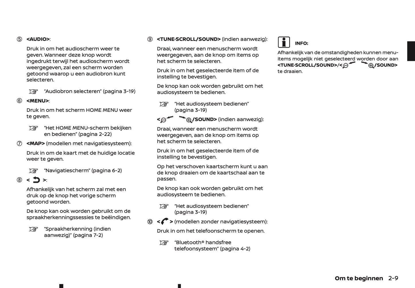 2018-2019 Nissan Connect Infotainment Handleiding | Nederlands
