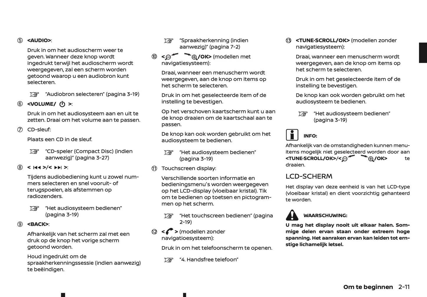 2018-2019 Nissan Connect Infotainment Handleiding | Nederlands