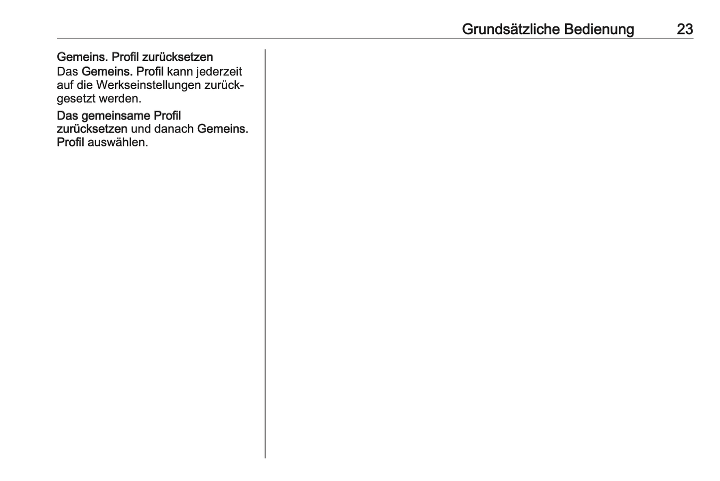 2021 Opel Corsa / Corsa-e Infotainment Manual German