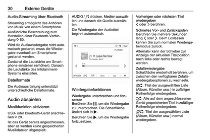 2021 Opel Corsa / Corsa-e Infotainment Manual German