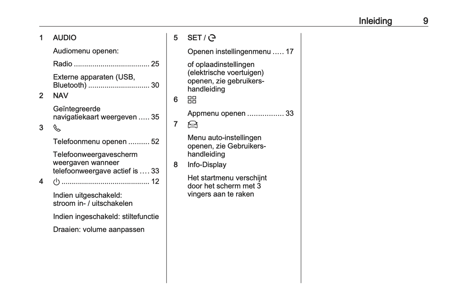 2022 Opel Corsa Infotainment Manual | Dutch