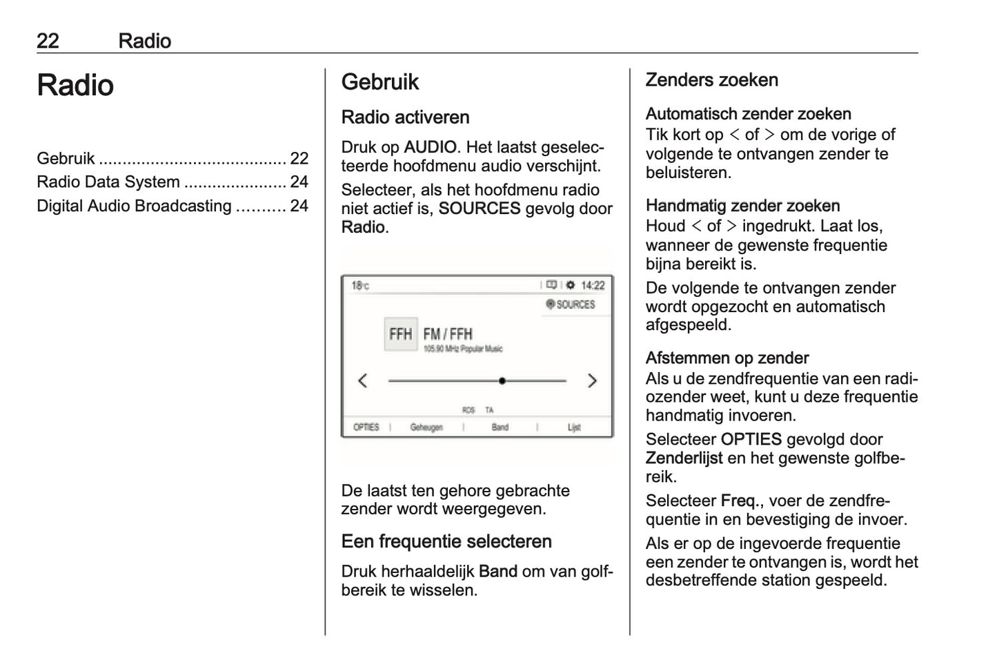 2018 Opel Crossland X Infotainment Manual | Dutch