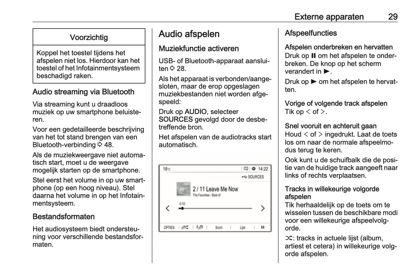 2018 Opel Crossland X Infotainment Manual | Dutch
