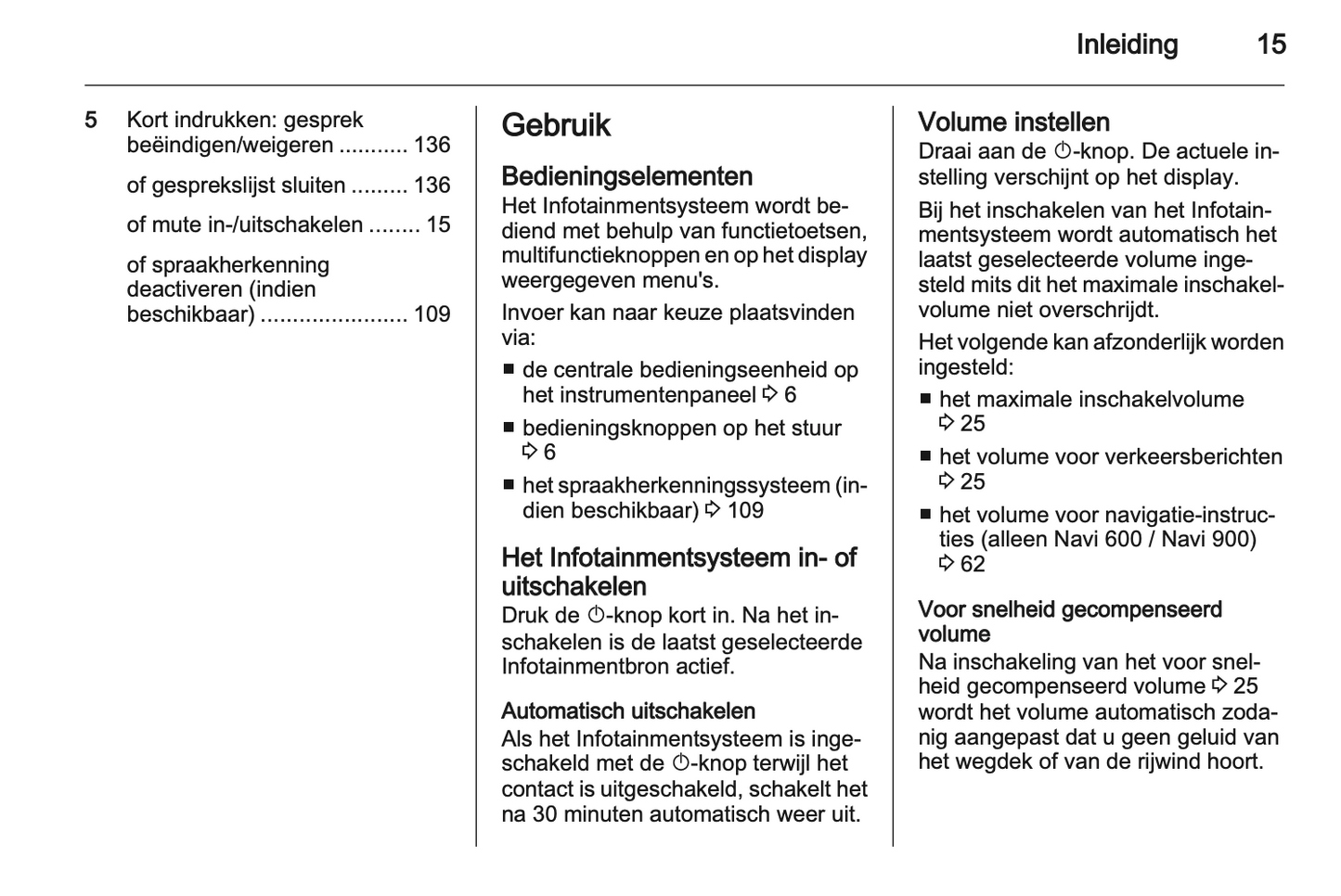 2013 Opel Zafira Tourer Infotainment Handleiding | Nederlands