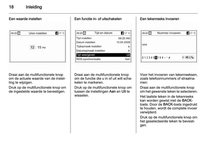 2013 Opel Zafira Tourer Infotainment Handleiding | Nederlands