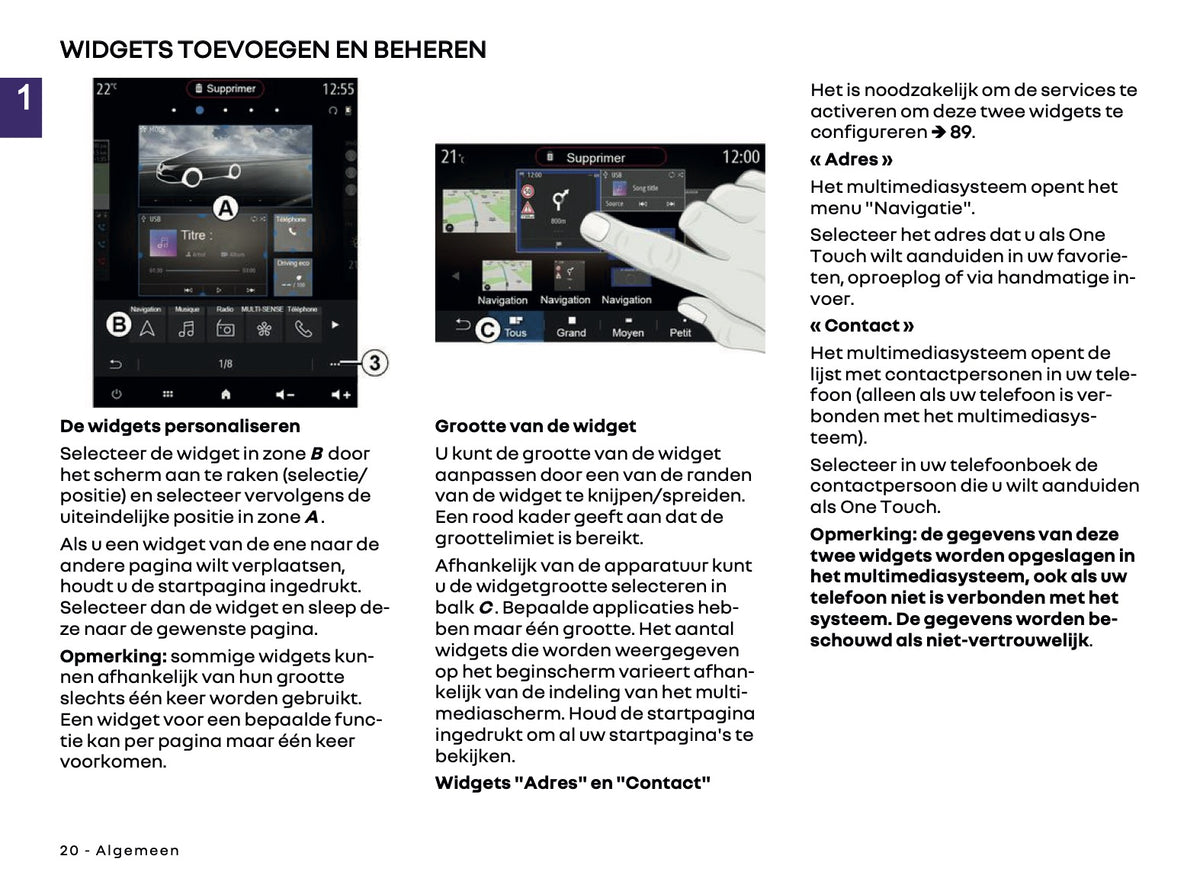 2025-2026 Renault Easy Link Infotainment Manual | Dutch