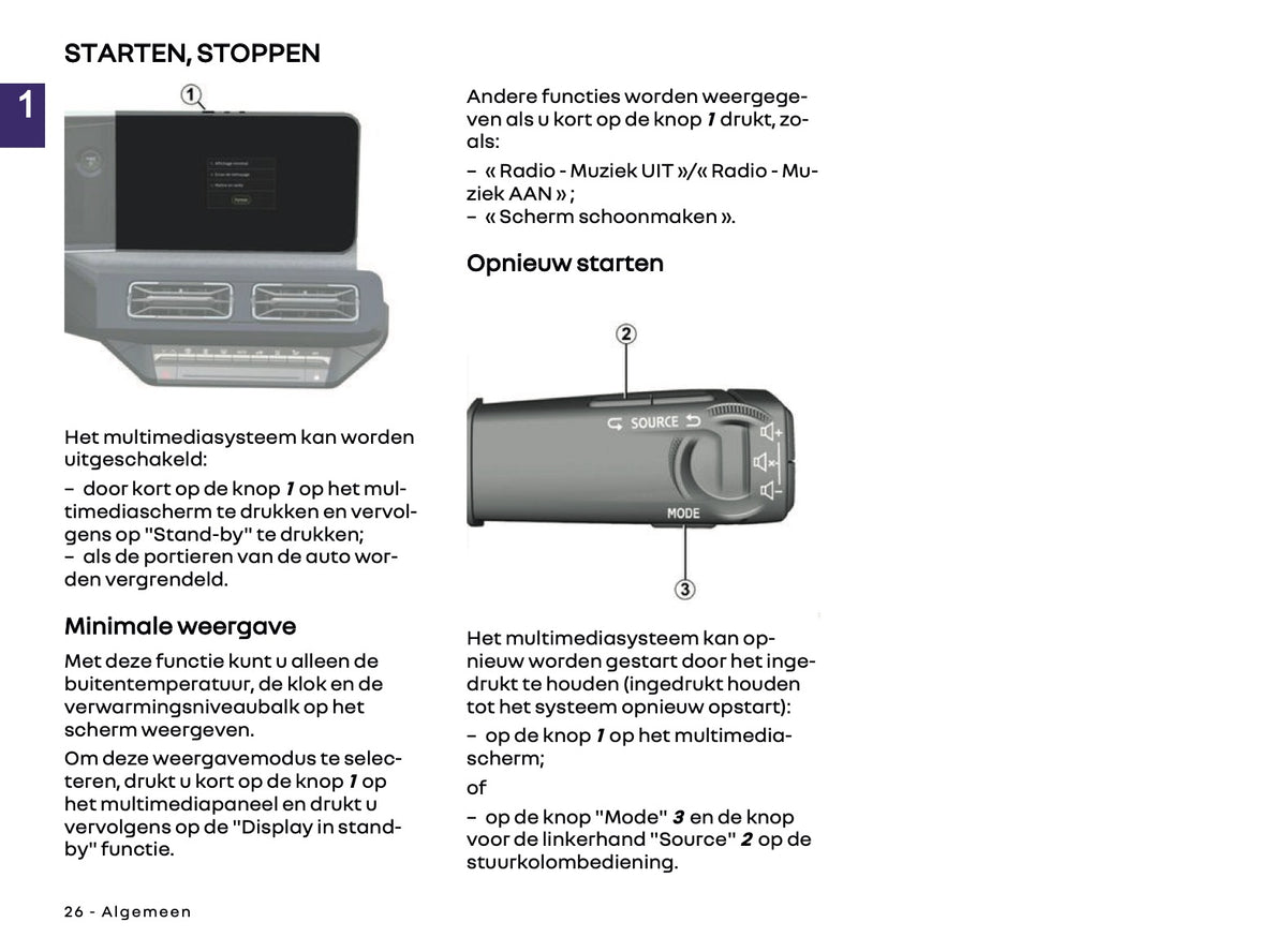 2026 Renault Open R Link Infotainment Handleiding | Nederlands