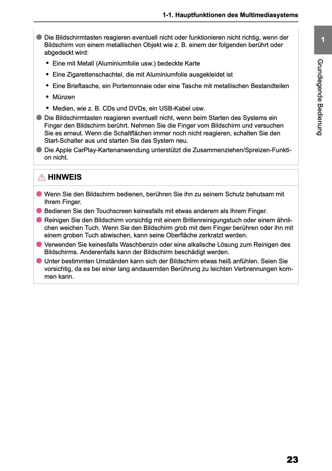 2025-2026 Toyota Aygo X Navigation Manual | German