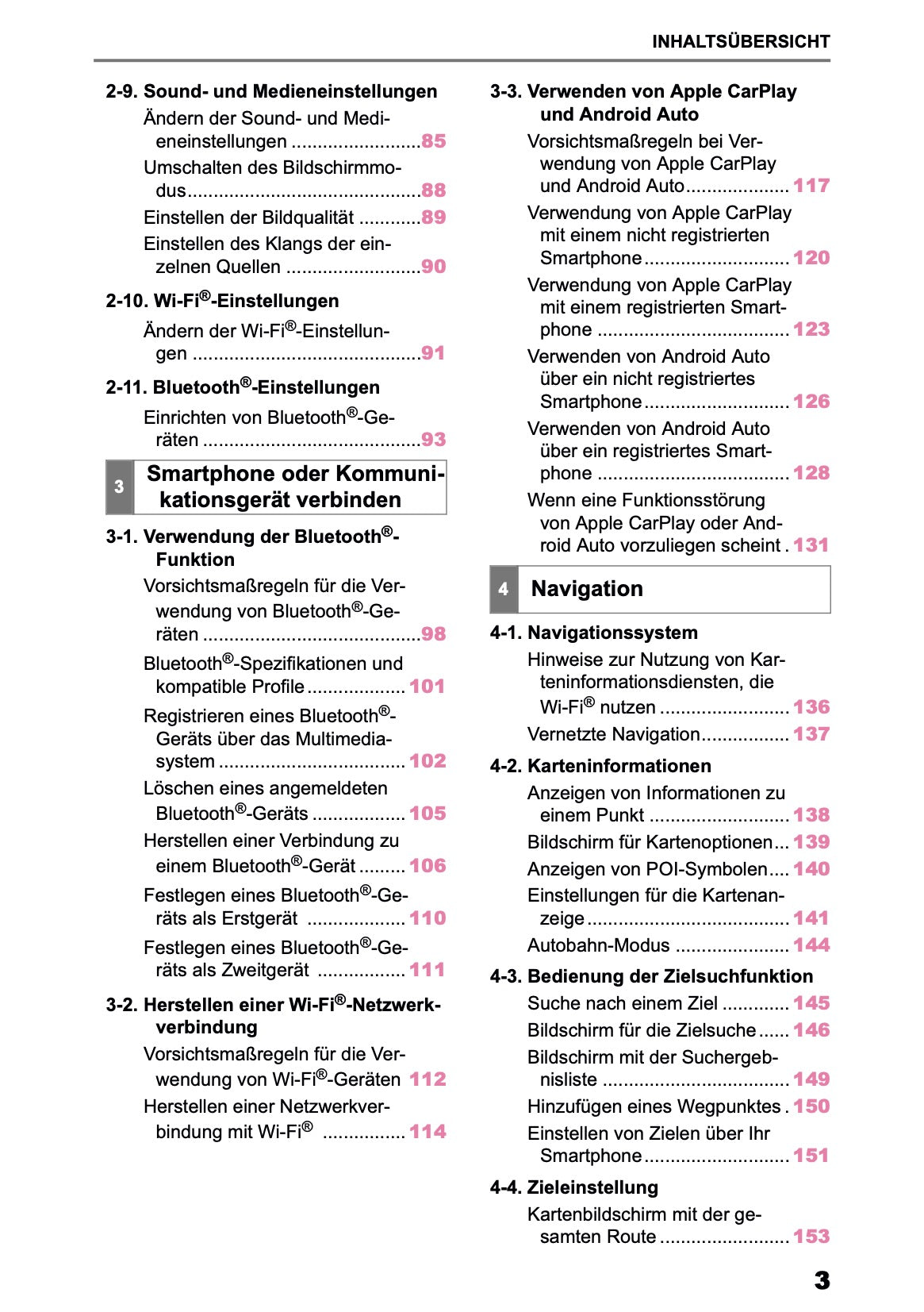 2025-2026 Toyota Aygo X Navigation Manual | German
