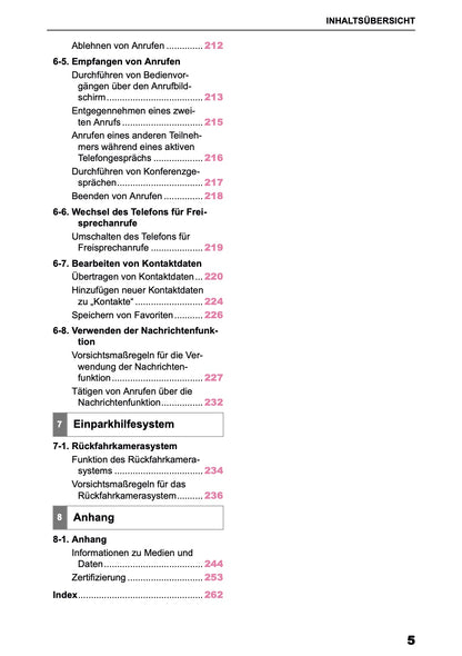 2025-2026 Toyota Aygo X Navigation Manual | German