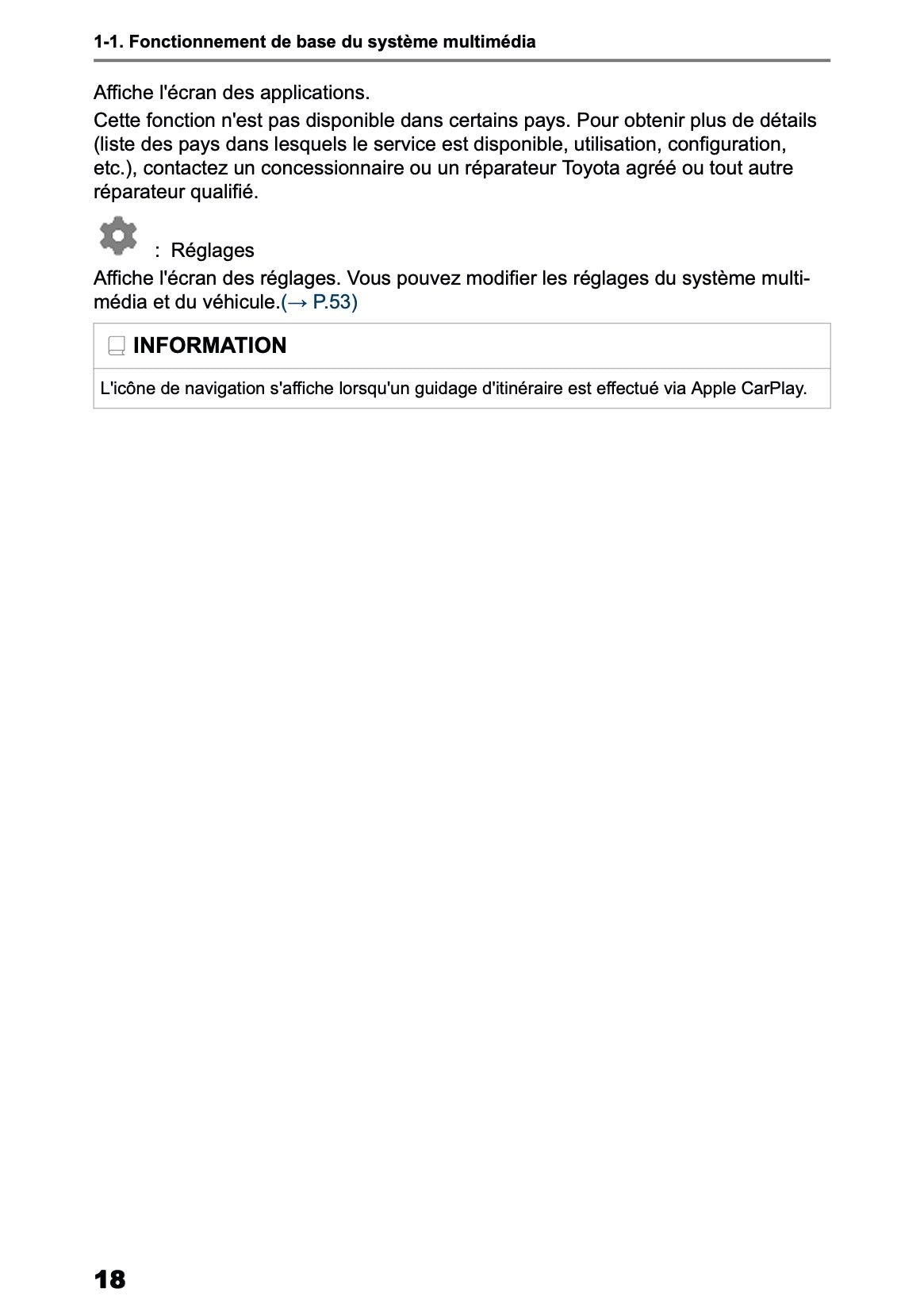 2025-2026 Toyota Aygo X Navigation Manual | French