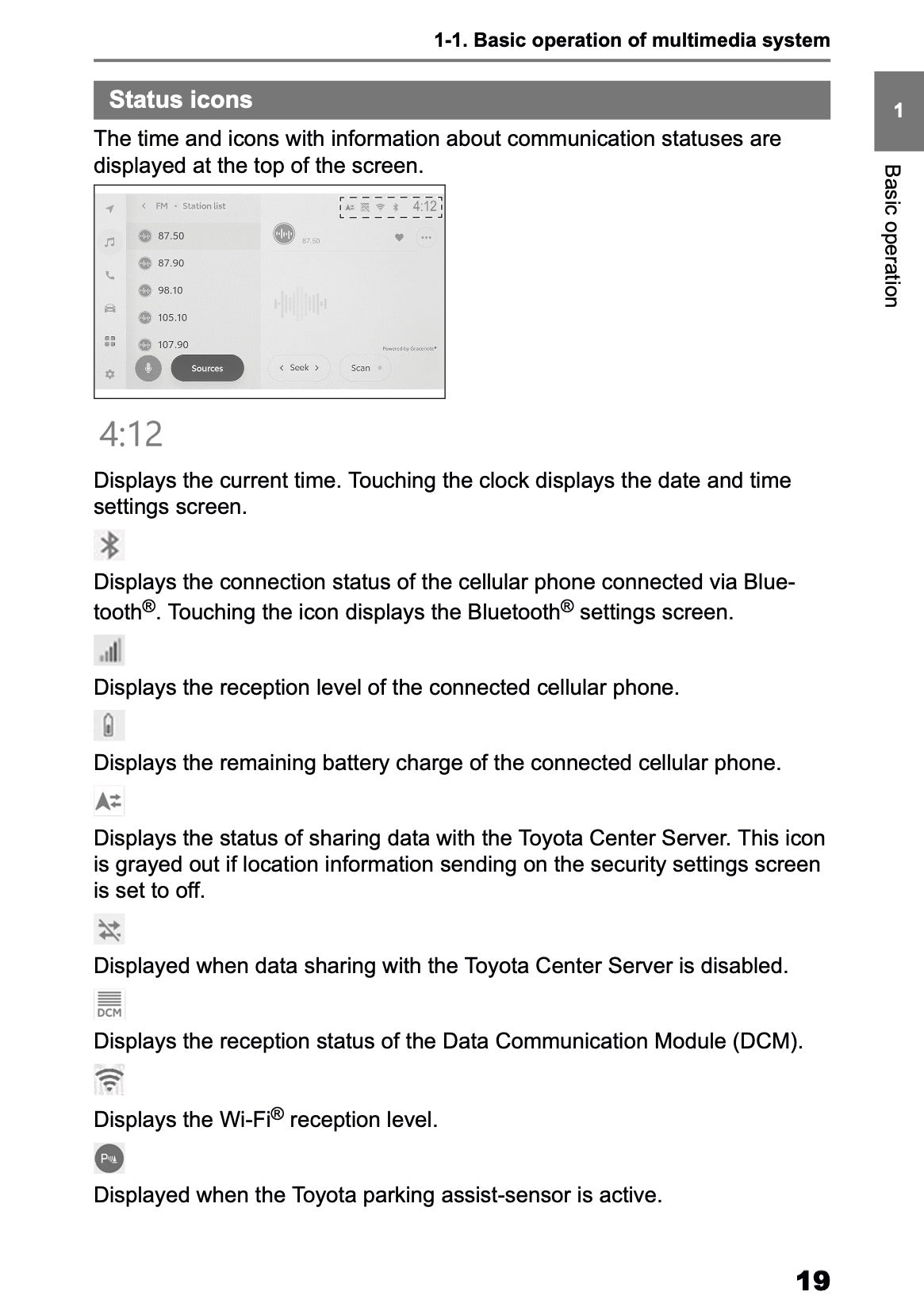 2025-2026 Toyota Aygo X Navigation Manual | English