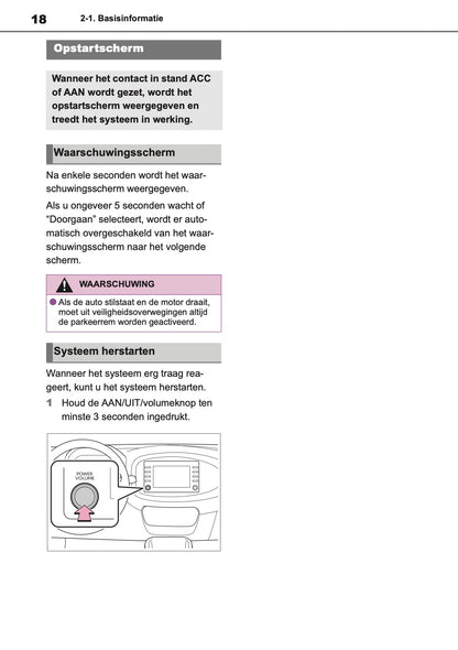 2022-2023 Toyota Aygo X Navigatie Handleiding | Nederlands
