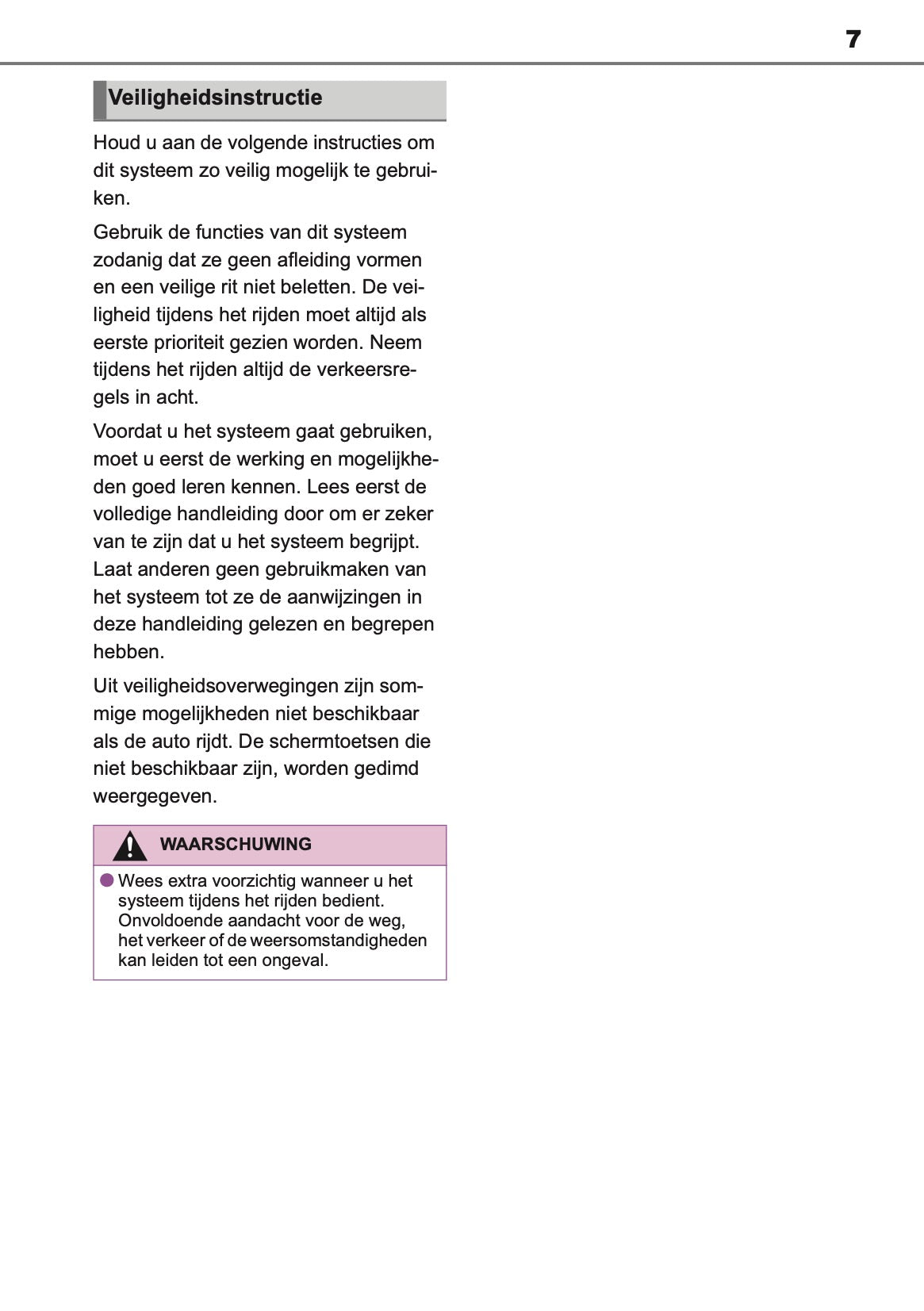 2022-2023 Toyota Aygo X Navigatie Handleiding | Nederlands