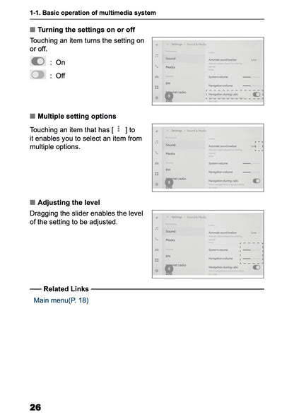 2025-2026 Toyota bZ4X Navigation Manual | English