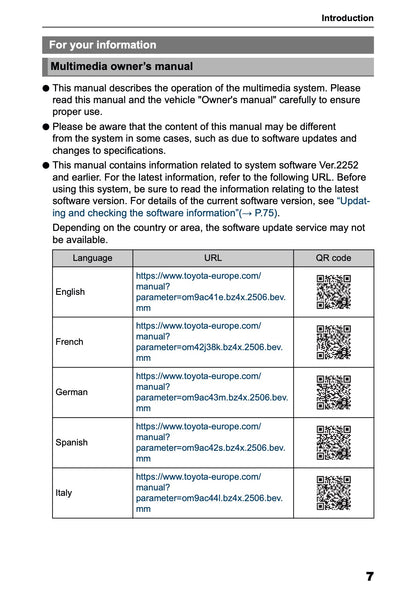 2025-2026 Toyota bZ4X Navigation Manual | English