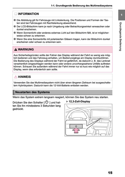 2025-2026 Toyota C-HR HEV/PHEV Navigation Manual | German