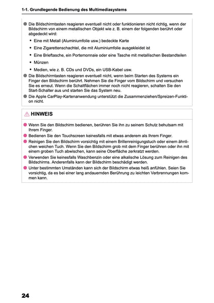 2025-2026 Toyota C-HR HEV/PHEV Navigation Manual | German
