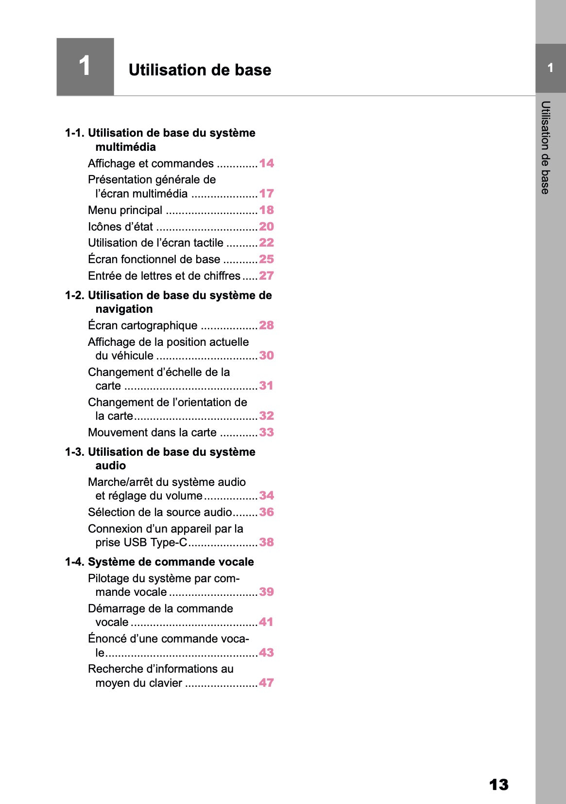 2025-2026 Toyota C-HR HEV/PHEV Manuel de Navigation | Français