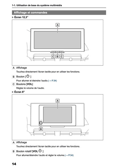 2025-2026 Toyota C-HR HEV/PHEV Manuel de Navigation | Français