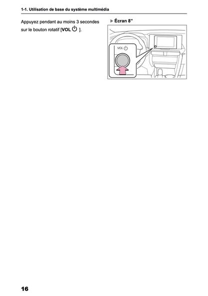 2025-2026 Toyota C-HR HEV/PHEV Manuel de Navigation | Français