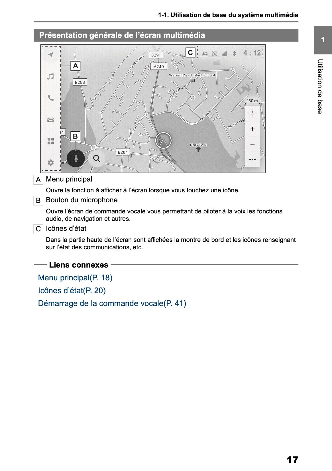 2025-2026 Toyota C-HR HEV/PHEV Manuel de Navigation | Français