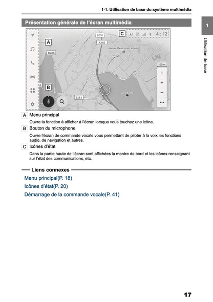 2025-2026 Toyota C-HR HEV/PHEV Manuel de Navigation | Français