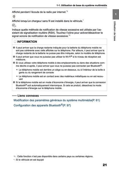 2025-2026 Toyota C-HR HEV/PHEV Manuel de Navigation | Français