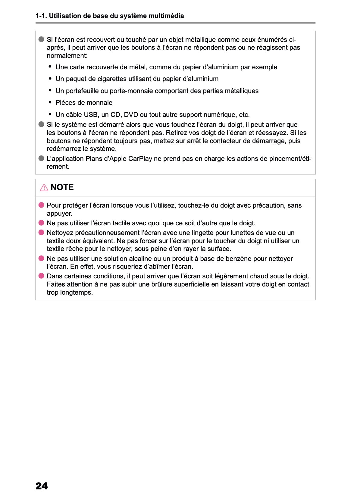 2025-2026 Toyota C-HR HEV/PHEV Manuel de Navigation | Français