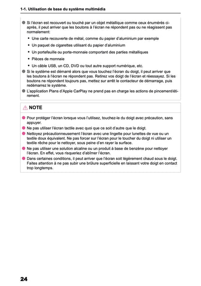 2025-2026 Toyota C-HR HEV/PHEV Manuel de Navigation | Français