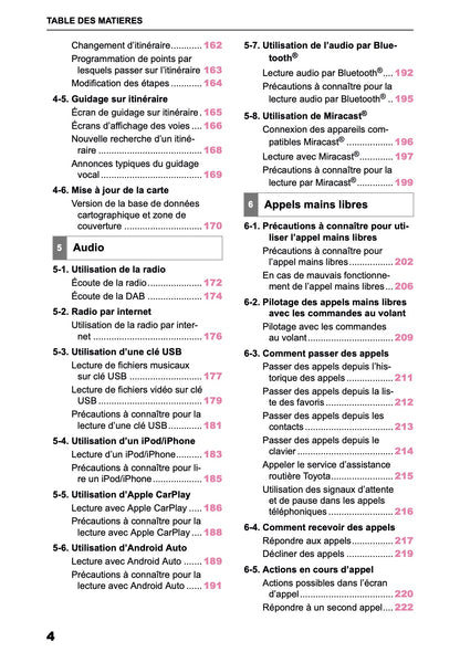 2025-2026 Toyota C-HR HEV/PHEV Manuel de Navigation | Français
