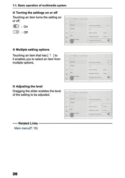 2025-2026 Toyota C-HR HEV/PHEV Navigation Manual | English