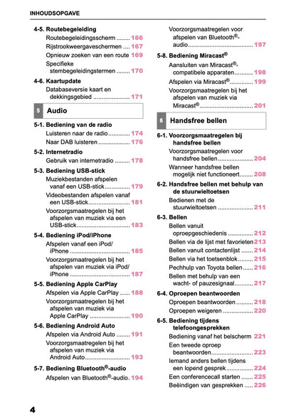 2025-2026 Toyota C-HR HEV/PHEV Navigation Manual | Dutch