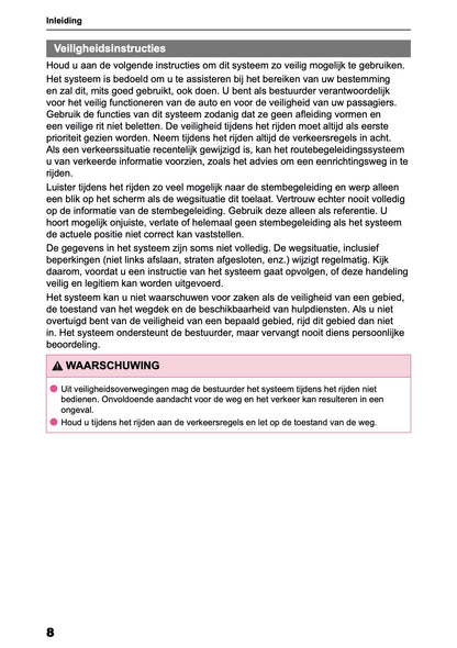 2025-2026 Toyota C-HR HEV/PHEV Navigation Manual | Dutch