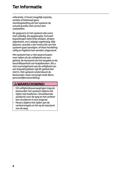 2024-2025 Toyota RAV4 Plug-in-Hybrid Navigation Manual | Dutch