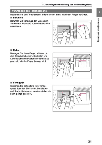 2025 Toyota Yaris Cross Hybrid Navigation Manual | German