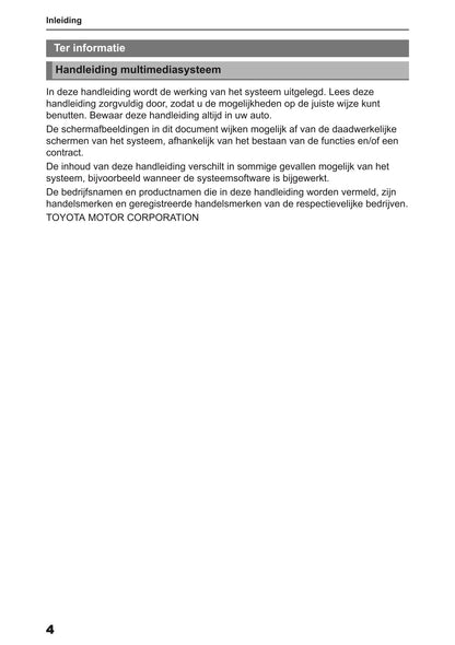 2024 Toyota Yaris Cross Hybrid Multimedia Handleiding | Nederlands