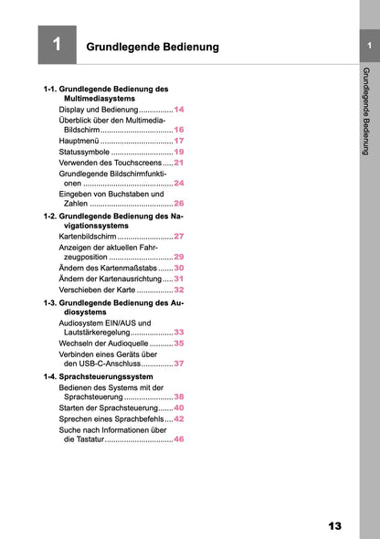 2026 Toyota Yaris Hybrid Navigation Manual | German