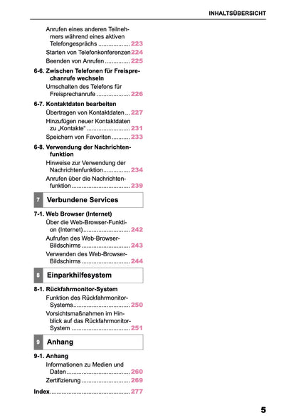 2026 Toyota Yaris Hybrid Navigation Manual | German
