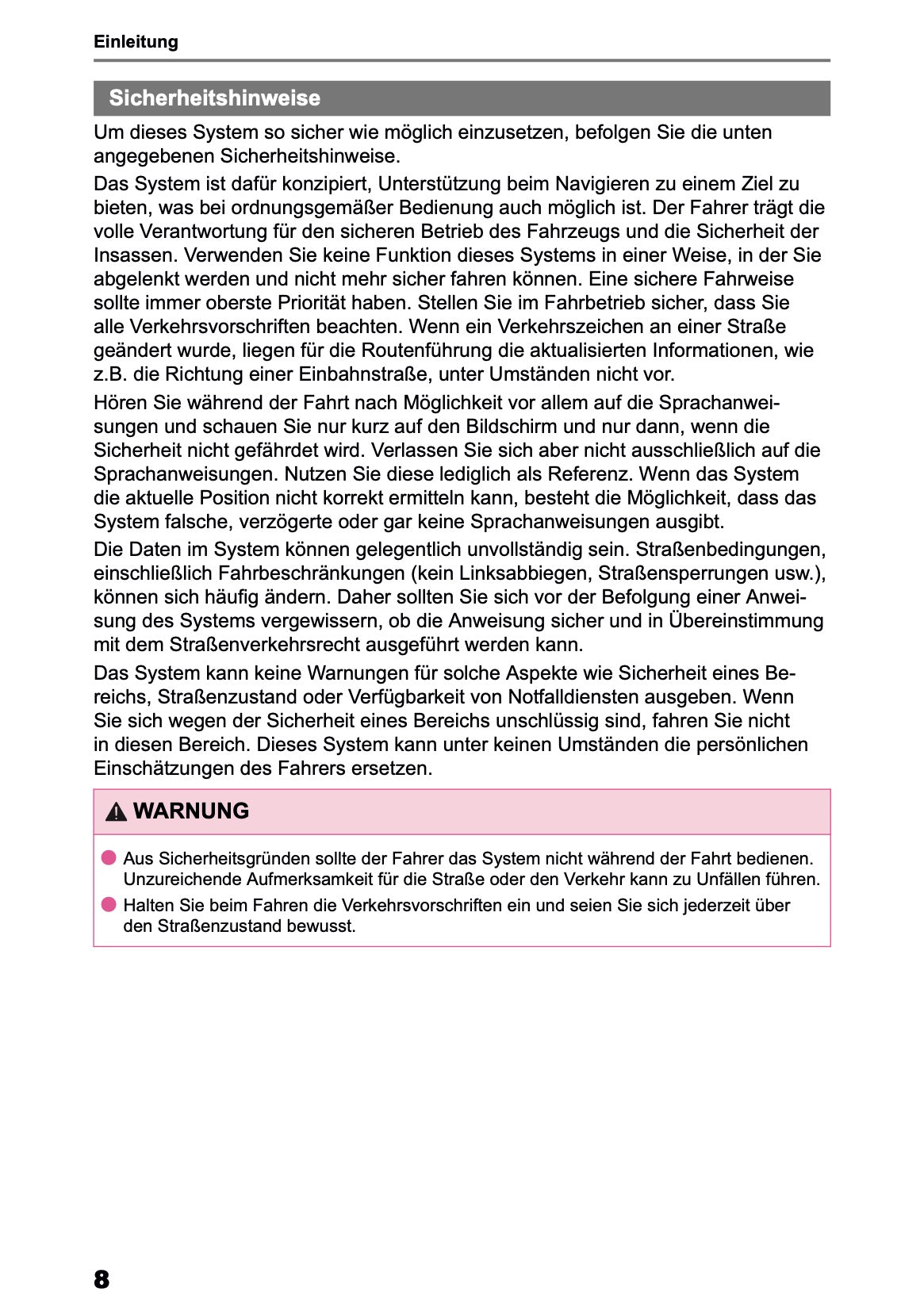 2026 Toyota Yaris Hybrid Navigation Manual | German